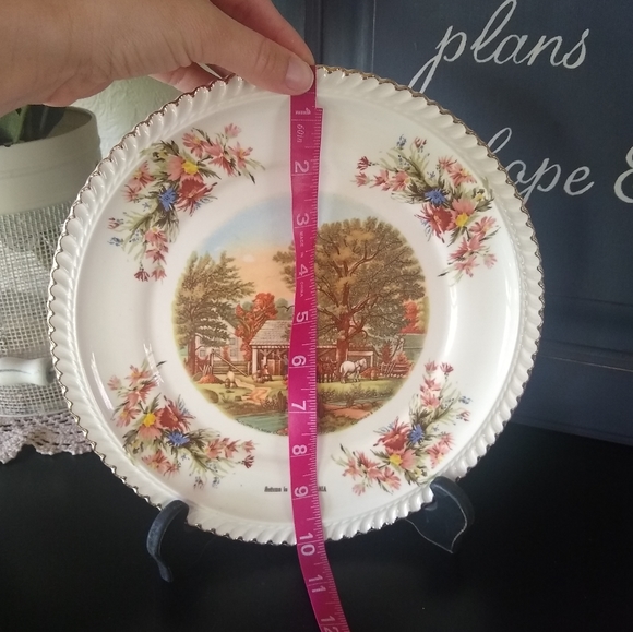 Autumn in Pennsylvania decorative ceramic plate - Picture 3 of 6